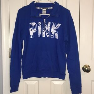 Royal blue PINK zip up